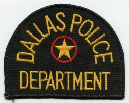1980s Dallas (Texas) Police Department Patch
