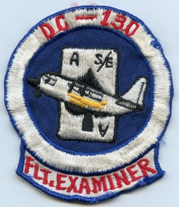 1970's USAF DC-130 Drone Transport Aircraft Flight Examiner Japanese-Made Jacket Patch
