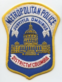 1980's Metropolitan Police District of Columbia (DC) Patch