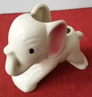 Cool Vintage 1930's-40's Deco Style Cartoon Elephant Planter by Hull