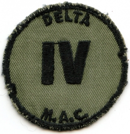 Vietnam War US Army IV Corps Military Advisory Command Pocket Patch, US Made