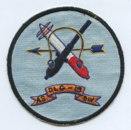 Japanese-Made Vietnam War Era Jacket Patch for Destroyer Group 15 (DLG-15) Anti-Sub Division
