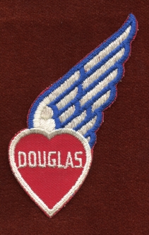Great Old 1940's-50's Douglas Gasoline Station Attendant Uniform Patch.