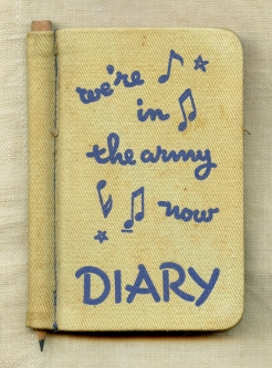 Cool 1940-41 US Army Diary, with original Pencil. Unused