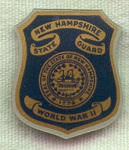 WWII New Hampshire State Guard DI Pin