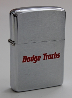 Nice 1968 Zippo Promotional Lighter Advertising Dodge Trucks