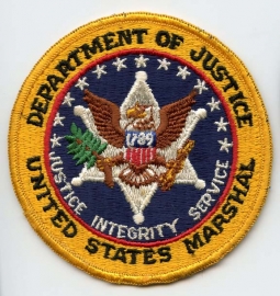 1980's Department of Justice (DOJ) United States Marshal Patch