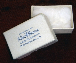 Circa 1910s Arthur B. Duncan Jewelry Box from Portsmouth, New Hampshire