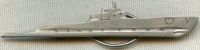 Sleek & One Dimensional WWII USN Submarine Tie Bar from PNSY with Seldom Seen 'V' for Victory
