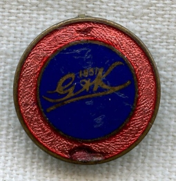 Early G&K Company Enameled Service Pin
