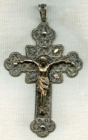 Beautiful, Large, Priest's Pectoral Cross. Early 20th C. Probably from Rural Spain