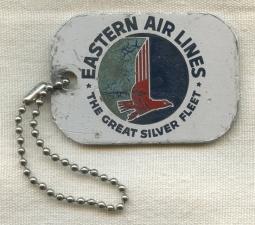 1940s Eastern Air Lines Baggage Tag for F. E. Davis