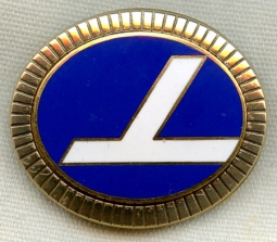 Late 1970s Eastern Air Lines Staff Hat Badge (7th Issue Type 1) by Balfour