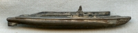 Scarce WWII Electric Boat Co. (Elco) Submarine Tie Bar in Plated Steel