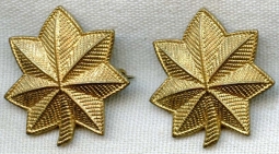 WWII English-Made Pair of US Army Major Rank Insignia by J. R. Gaunt