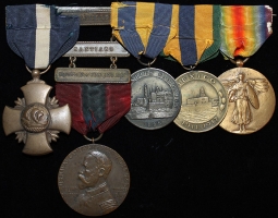 Wonderful Mounted Valor & Service Medal Grouping of eventual Rear Admiral John R. Y. Blakely