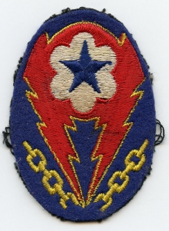 WWII ETO (European Theater of Operations) Advance Base/Advance Sector UK-Made Patch