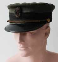 Extremely Rare WWI USN/USMC Aviation Cadet Visor Hat Named to 2 Cadets