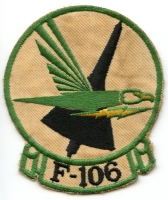 1960s F-106 Delta Dart USAF Aircraft Type Jacket Patch