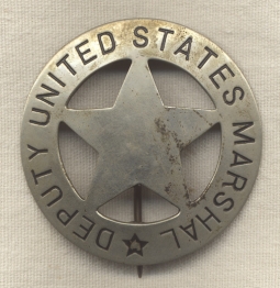 Fabulous Old West Deputy US Marshal Circle Star by Lamb S&S DC