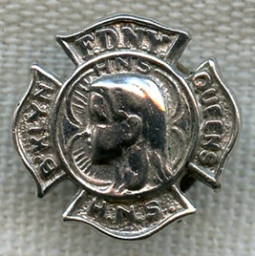 1930s Fire Department of New York (FDNY) Holy Name Society (HNS) Member Lapel Pin