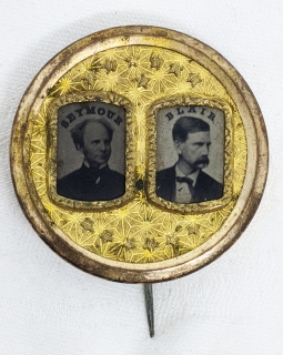 Rare 1868 Ferrotype Jugate of Democrat Presidential Candidate Horatio Seymour and Running Mate Blair