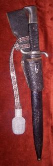 1930s Fireman's Dress "Dagger" Made by Georg Rieder with Tiger Brand Mark