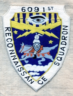 Incredible Late 1950s USAF 6091st Recon Squadron 67th Tac Recon Wing Pocket Patch