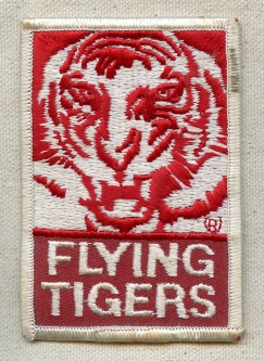 Classic 1970's Flying Tigers Airlines Uniform Patch.