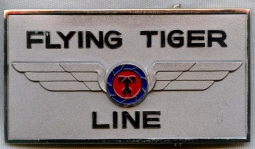 Beautiful 1960's Flying Tiger Line Belt Buckle with 3rd Issue Wing Logo Design