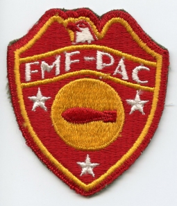 WWII Fleet Marine Force Pacific (FMF-Pac) Bomb Disposal Company Shoulder Patch