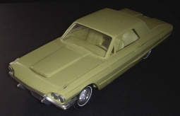 1964 Ford Thunderbird Dealer Promotional Plastic Model in Florentine Green - Very Nice Condition