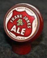 Scarce 1930's Frank Jones Ale Bakelite & Enameled Brass Tap Knob. Portsmouth, NH