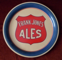 Great Old Frank Jones Ales Round Serving Tray from Portsmouth, New Hampshire