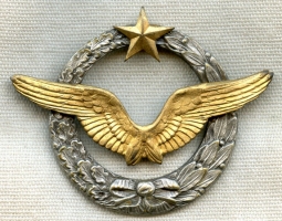 Nice Quality 1930s Private Purchase French Pilot Badge