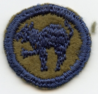 Cool WWI French-Made US Army 81st Div., 162nd Regiment Infantry Overseas Cap Patch