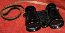 Great Compact 1930's - WWII German Binoculars by Emil Busch 3 x 33 in Brass & Bakelite