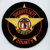 Circa 1980s Generic Georgia County Sheriff Department Patch