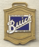 Gorgeous Vintage 1920s Enameled Buick Watch Fob