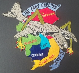 Incredible Gigantic Ca 1967 USAF Aerial Survey Team 3 (AST-3) Japanese Made Jacket Patch.