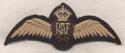 Great Mid-1930s Royal Air Force (RAF) Pilot Wing