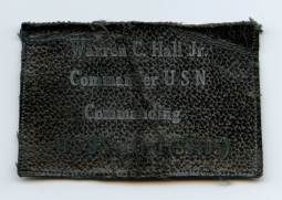 Great Name Tag for USS Seal Owl (SS-405) Commanding Officer