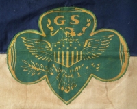 Scarce 1940s Girl Scout Troop Flag