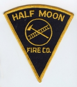 Circa 1970's Half Moon Fire Co. Auxiliary (New York) Fire Department Patch