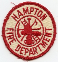 1970's Hampton, New Hampshire Fire Department Round Patch