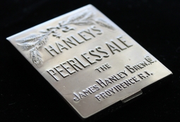 1904 (Pre-Prohibition) Hanley's Peerless Ale Advertising Match Safe