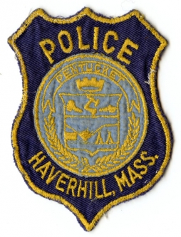 Circa 1960 Haverhill, Massachusetts Police Patch