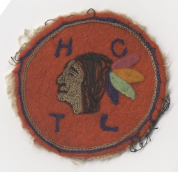 BEING RESEARCHED Patch with HCTL and Native American Head NOT FOR SALE UNTIL IDed