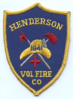 1970's Henderson (New York) Volunteer Fire Company Patch