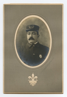 Circa 1900 - 1910 Hillsboro New Hampshire Police Chief Photograph